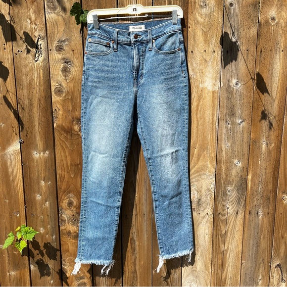 Madewell Light Blue Ankle Jeans - Picture 1 of 4